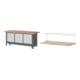 Set STIER Werkbank Premium mit abs. Fahrgestell, 3 Schubladen und 2...