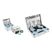 Set Festool Exzenterschleifer ETS EC 150/3 EQ-SYS GR + Schleifmittel-Systainer³ SYS-STF D125 GR-Set Granat