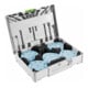 Set Festool Exzenterschleifer ETS EC 150/3 EQ-SYS GR + Schleifmittel-Systainer³ SYS-STF D125 GR-Set Granat