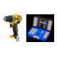 Set DeWalt Akku-Bohrschrauber 12V (Basisversion) DCD701N-XJ + Bit-Set 31-tlg. schlagfest-1