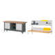 Set STIER Werkbank Premium mit abs. Fahrgestell, 6 Schubladen und einem...