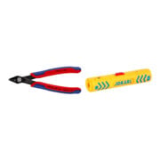 Set Elektronik-Seitenschneider F6 125mm Super Knips + Entmanteler No.1 Secura