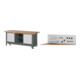 Set STIER Werkbank Premium mit abs. Fahrgestell, 6 Schubladen und einem...