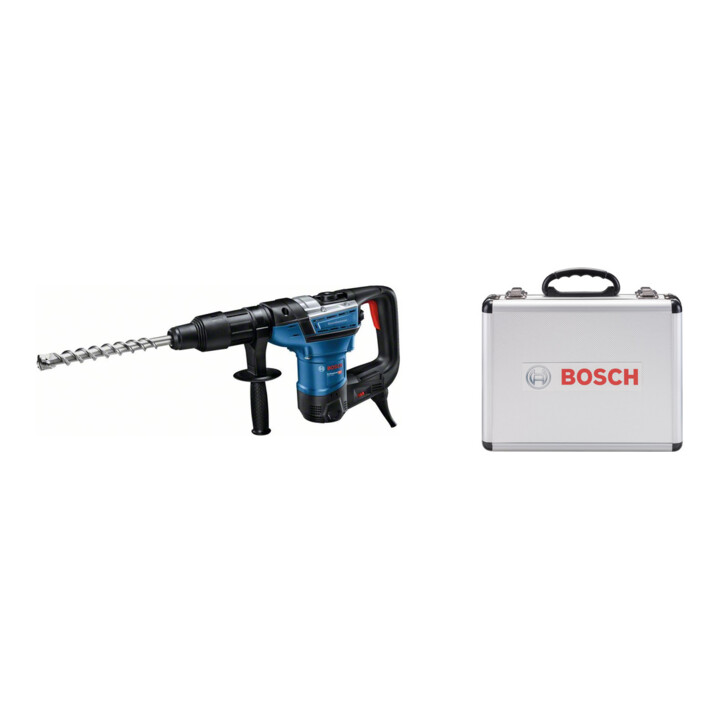 Set Bosch Bohrhammer mit SDS-max GBH 5-40 D + 11-tlg SDS plus-1 Hammerbohrer- und Meißel-Set