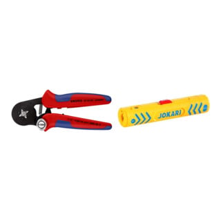 Set Aderendhülsenzange 0,08-10 qmm 4kt. + Entmanteler No.1 Secura