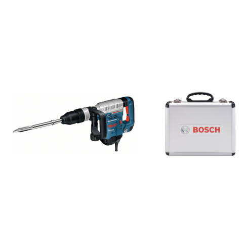 Set Bosch Schlaghammer mit SDS-max GSH 5 CE 0611321000 + 11-tlg SDS plus-1 Hammerbohrer- und Meißel-Set