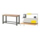 Set STIER Schwerlastwerkbank 2500 kg Premium BxTxH 1500x700x850 mm +...