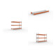 Set Schwerlastregal AF H2200xL2700xT800 mm + Schwerlastregal GF H2200xL2700xT800 mm + Fachboden Stahlpaneel 2700x800 mm