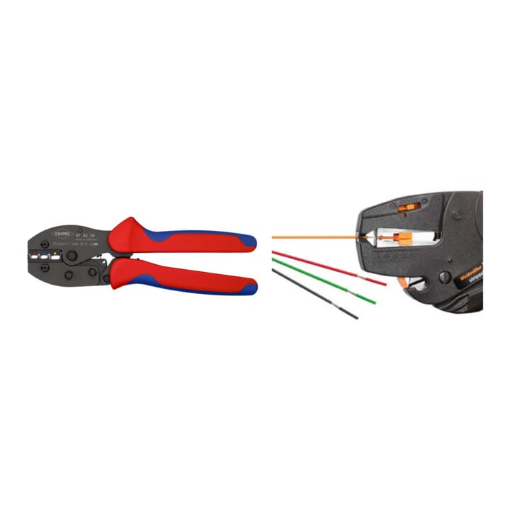 Set Pince à sertir levier 2K 0,5-6 mm² isolée + Pince à dénuder automatique Stripax®