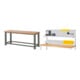 Set STIER Schwerlastwerkbank 2500 kg Premium BxTxH 2000x700x850 mm +...