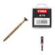 Set Stier Vis à tête fraisée pour panneaux agglomérés 3x35 acier zingué jaune TX 10 + Support universel KraftSpezial avec anneau magnétique + Pack de bits TORX® T10 grande taille