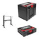 STIER Gerüst Arbeitsbühne 150 kg EN 131 + STIER Systainer³ IV Black Edition + STIER Systainer³ I Black Edition-1
