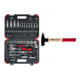 Set Gedore Red Jeu de clés à cliquet 1/4+1/2 94 pièces + STIER Marteau de serrurier Robust+-1