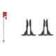 Set STIER Korpuszwinge 1000 mm Spannweite 6000 N + Abstandshalter für...-1