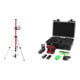 Set STIER Teleskopstange für Kreuzlinienlaser 360 cm + STIER Kreuzlinienlaser SKL 3x360°, 520nm, grün, 1/4" und 5/8" Gewinde im Koffer-1