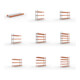 Set Fachboden Stahlpaneel 2700x800 mm + Schwerlastregal AF H2200xL2700xT800 mm + Schwerlastregal AF H2700xL2700xT800 mm + Schwerlastregal AF H3300xL2700xT800 mm + Schwerlastregal GF H2200xL2700xT800 mm + Schwerlastregal GF H2700xL2700xT800 mm + Schwerlast