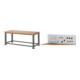 Set STIER Schwerlastwerkbank 2500 kg Premium BxTxH 2000x900x850 mm +...