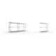 Set MINI-RACK Regal 2200 x 3758 x 650 vzk kpl. mit 6 Spanplatteneinlegeb0 mm ( 2 Felder ) + Weitspann-Anbauregal MINI-RACK mit 3 Lagerebenen, 2200x1800x650 mm (HxBxT), Spanplattenb0 mm, vzk