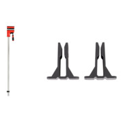 Set STIER Korpuszwinge 800 mm Spannweite 6000 N + Rahmenpressen-Set 4-teilig