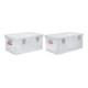 Set STIER Alubox 50L + STIER Alubox 85L-1