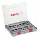 Set Bosch Défonceuse sans fil GKF 12V-8 avec L-Boxx 136 + Jeu de fraises 8 mm, 15 pièces