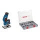 Set Bosch Akku-Kantenfräser GKF 12V-8 inkl. L-Boxx 136 + Fräser-Set 8-mm-Schaft 15-teilig