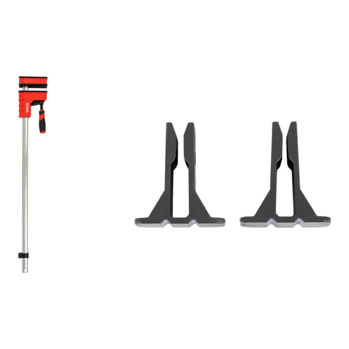 Set STIER Korpuszwinge 800 mm Spannweite 6000 N + Abstandshalter für...