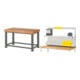 Set STIER Schwerlastwerkbank 4500 kg Premium BxTxH 1500x900x900 mm +...