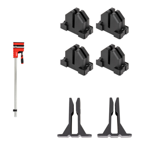 Set STIER Korpuszwinge 800 mm Spannweite 6000 N + Rahmenpressen-Set für...