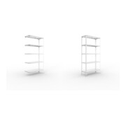 Set FIX 150 AR 2000 x 1000 x 400 vzk kpl. mit 5 Böden + FIX 150 GR 2000 x 1000 x 400 vzk kpl. mit 5 Böden