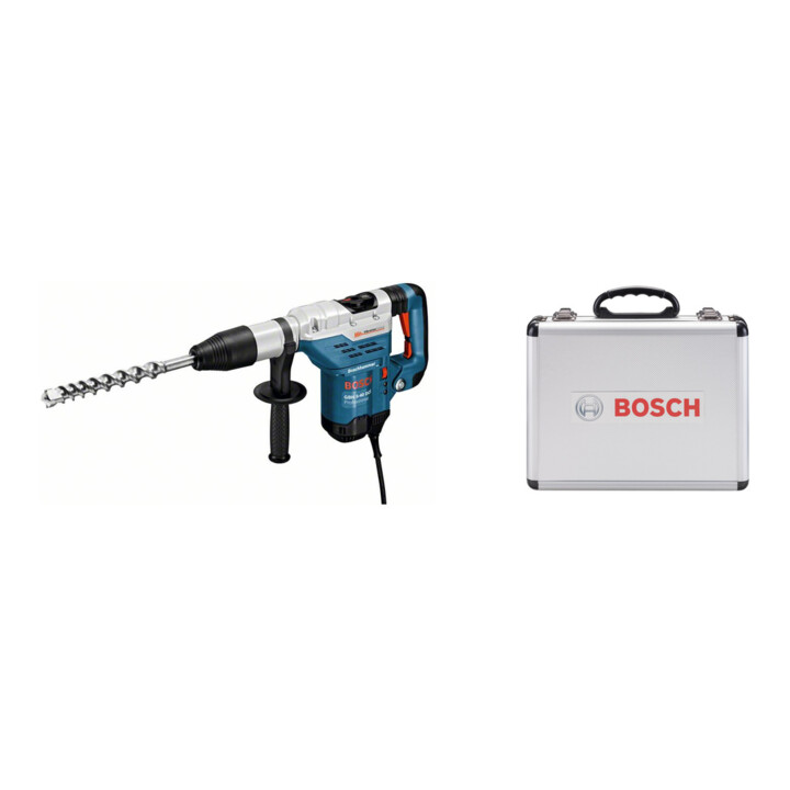 Set Bosch Bohrhammer mit SDS-max GBH 5-40 DCE + 11-tlg SDS plus-1 Hammerbohrer- und Meißel-Set