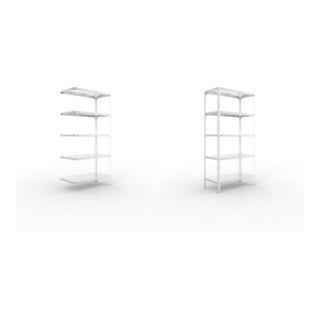 Set FIX 150 AR 2000 x 1000 x 500 vzk kpl. mit 5 Böden + FIX 150 GR 2000 x 1000 x 500 vzk kpl. mit 5 Böden