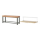 Set STIER Schwerlastwerkbank 4500 kg Premium BxTxH 2000x700x900 mm + Ablage...