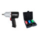 Set Stier Schlagschrauber 15-PC, 1/2'' Antrieb + Stier Kraft-Steckschlüssel-Satz 1/2'' SW 17/19/21 mm im Kasten-1