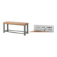 Set STIER Schwerlastwerkbank 4500 kg Premium BxTxH 2000x700x900 mm +...