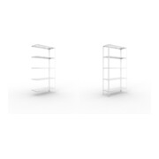 Set FIX 80 AR 2000 x 1000 x 400 vzk kpl. mit 5 Böden + FIX 80 GR 2000 x 1000 x 400 vzk kpl. mit 5 Böden