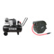 Set STIER Kompressor LKT 615-10-50 + Schlauchtrommel Druckluft WAJ-15-1