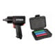 Set Stier Schlagschrauber 17-BS, 1/2'' Antrieb + STIER Kraft-Steckschlüssel-Satz Profi+ extra lang 1/2'' SW 17/19/21 mm-1