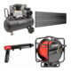 Set STIER Kompressor LKT 880-10-90 + Nadelentroster-Ersatznadeln 19 Stück + Schlauchtrommel Druckluft SBT-30 + Nadelentroster NE-30 Länge 340 mm-1