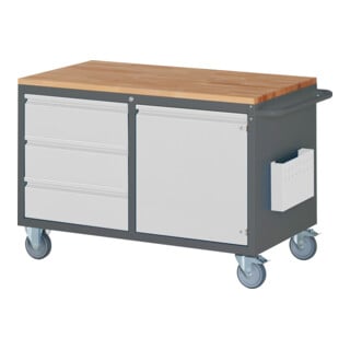 Set STIER Montagewagen Premium mit 3 Schubladen und 1 Flügeltür BxTxH...