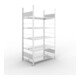 Set Büro-Anbauregal S3 COMPACT, 1850x1250x600 mm doppelseitig mit 5 Böden + Büroregal S3 COMPACT, 1850x1000x600 mm doppelseitig mit 5 Böden + Büroregal S3 COMPACT, 1850x1250x600 mm doppelseitig mit 5 Böden + Büroregal S3 COMPACT, 1850x750x600 mm doppelsei