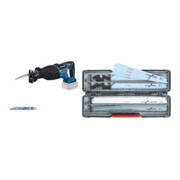 Set Bosch Akku-Säbelsäge BITURBO GSA 18V-28 + Sägeblatt-Set ToughBox All in one