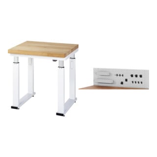 Set STIER Elektrisch höhenverstellbare Werkbank Premium BxTxH...