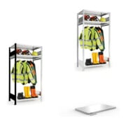 Set CLIP 150 Arbeitsschutzanbauregal + CLIP 150 Arbeitsschutzgrundregal + Zusatzboden CLIP V150