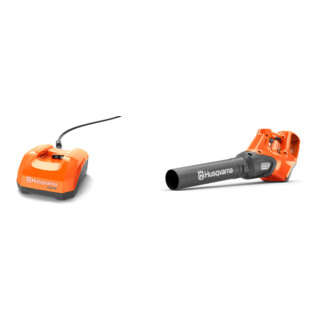 Set Husqvarna Schnellladegerät C500X + Akku Laubbläser 530iB