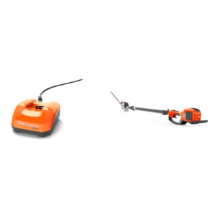 Set Husqvarna Schnellladegerät C500X + Stabheckenschere 520iHT4