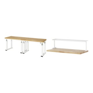 Set STIER Elektrisch Höhenverstellbare Werkbank Premium BxTxH...