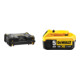 Set DeWalt TSTAK Akku- u.Netzradio mit Ladefunktion DWST1-81078-QW + Ersatz-Akku DCB184-XJ-1