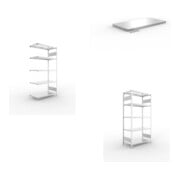 Set CLIP S3 150 LR AR 2000 x 1000 x 500 vzk kpl. mit 5 Böden + Zusatzboden CLIP V150 1000x500 mm vzk + CLIP S3 150 LR GR 2000 x 1000 x 500 vzk kpl. mit 5 Böden