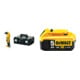 Set DeWalt 18,0 V Winkelbohrmaschine (für Akku +) DCD740NT-XJ + Ersatz-Akku DCB184-XJ-1